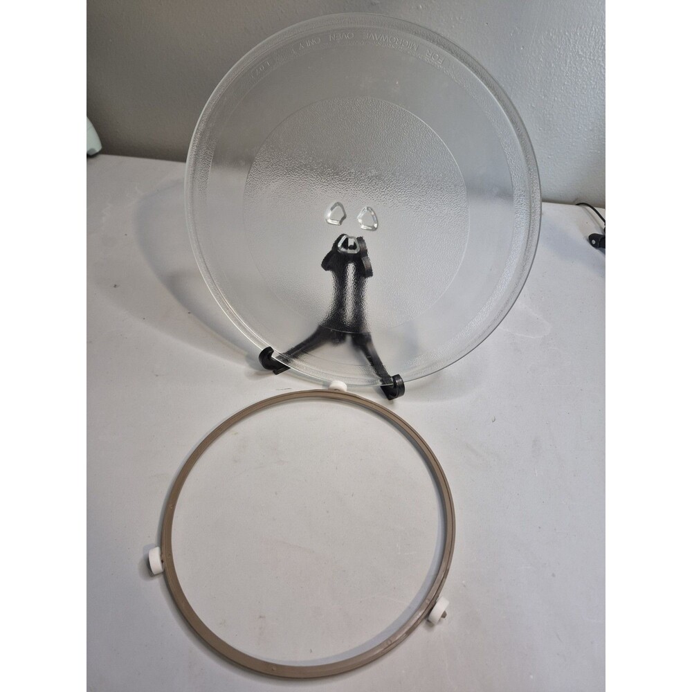 12.5" Microwave Glass Turntable Plate + Roller Ring LG LMV1762ST Compatible